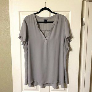 Torrid Sheer Gray Top